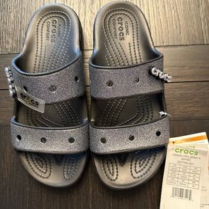 Women’s Crocs Silver Sandals